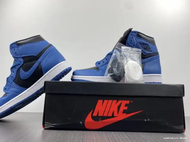 Rep Jordan 'Dark 555088-404 1 Retro Marina Air Blue' OG High 0324